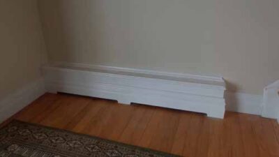 Custom ogee top Heater Cover