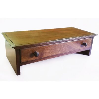 Hardwood Computer Monitor stand in Mahogany