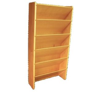 Large wood file rack in Maple