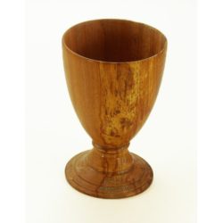 Hand turned goblet in cherry
