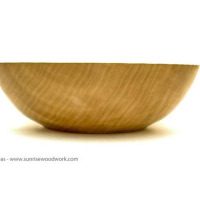 hand turned Maple Bowl