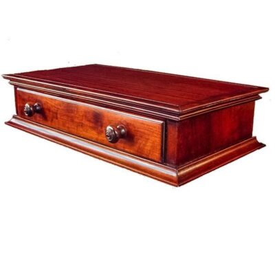 Low Monitor stand in Cherry
