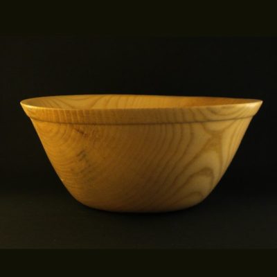 hand turned bowl in Ash