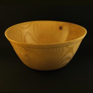 hand turned bowl in Ash