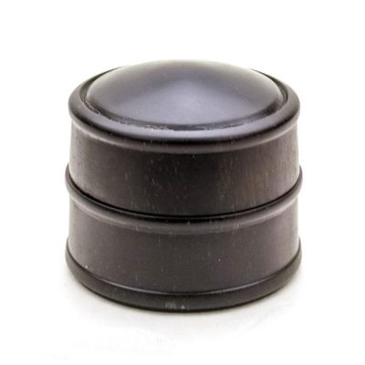 Hand turned lidded box in ebony