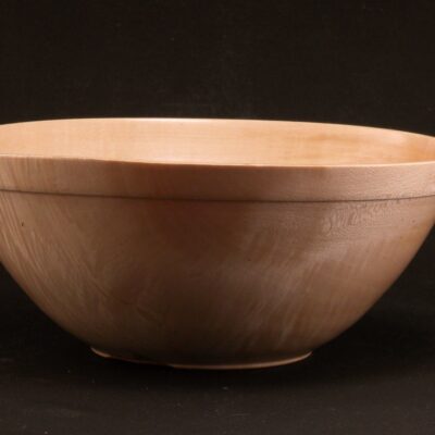 hand turned bowl in maple