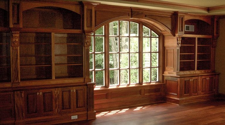 Library in mahogany