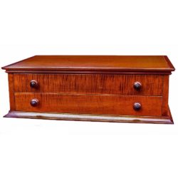 Large paper or Jewelry Cabinet in Dark Cherry