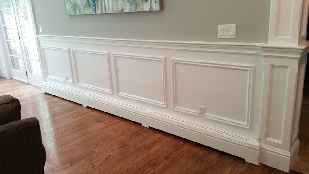 Wood Covers for Baseboard Heaters. 
