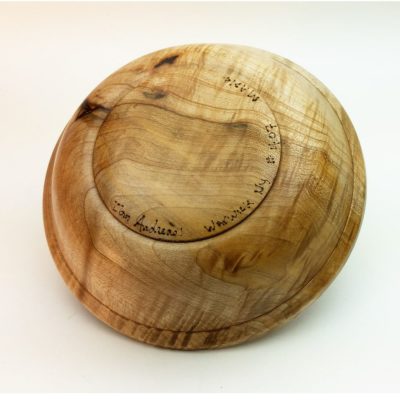 Hand Turned Bowl in Sugar Maple