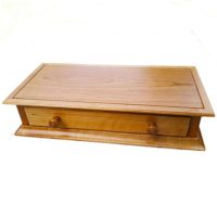 Low Monitor or TV Stand in Natural Cherry