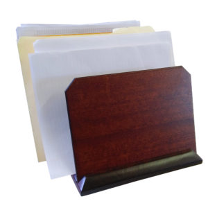 10 inch Hardwood Desktop folder sorter