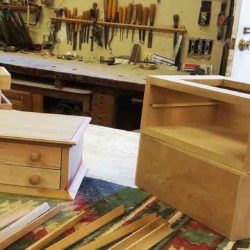Wood Monitor Stands are Assembled by hand individually