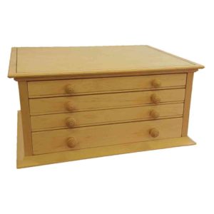 4 Drawer Bead Cabinet in Maple