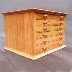 6 Drawer Bead Cabinet in Oaik