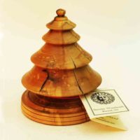 Hand Turned Wooden Christmas tree in Maple
