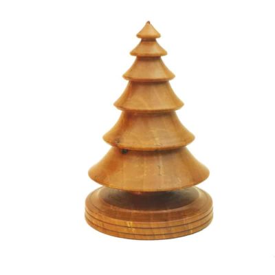 Turned Wooden Christmas Tree in Sugar Maple