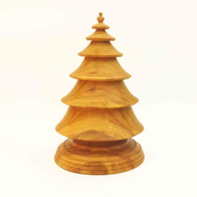 Turned Wooden Christmas Tree in Sugar Maple