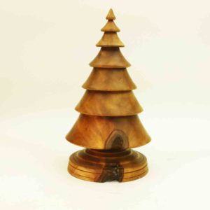 Turned Wooden Christmas Tree in Sugar Maple