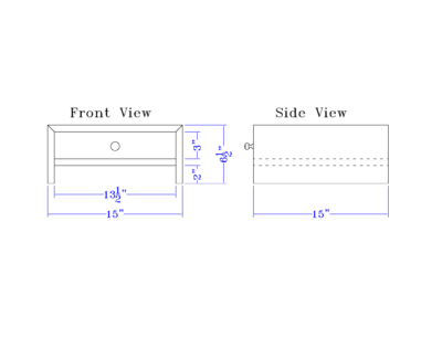 Contemporary Computer Monitor Stand and Desk Organizer with Drawer - Image 3