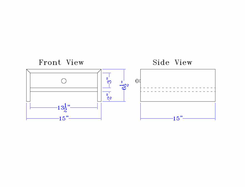 Contemporary Computer Monitor Stand and Desk Organizer with Drawer - Image 3