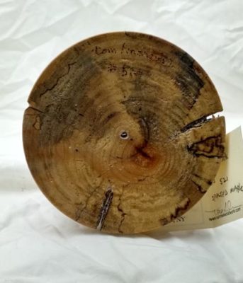 Wood Christmas Tree in Spalted Maple - Item 521 - Image 5