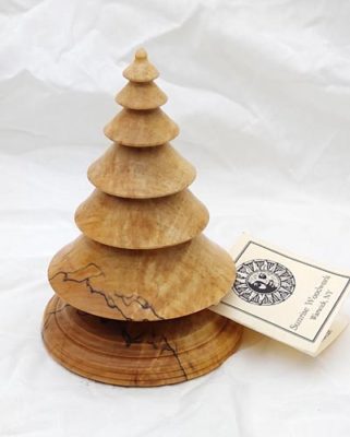 Wood Christmas Tree in Sugar Maple - Item 524