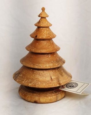 Wood Christmas Tree in Spalted Sugar Maple - Item 568