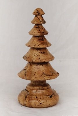 Wood Christmas Tree in Spalted Sugar Maple - Item 572