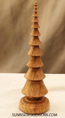 Wood Christmas Tree in Cherry - Item 584 - Image 2