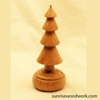 Wood Christmas Tree in Cherry - Item 590