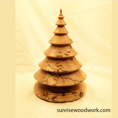 Wood Christmas Tree in Sugar Maple - Item 591