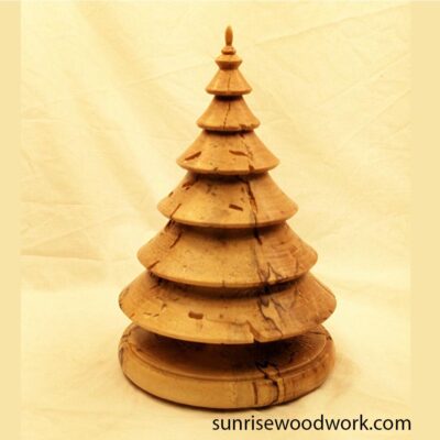 Wood Christmas Tree in Sugar Maple - Item 591 - Image 3