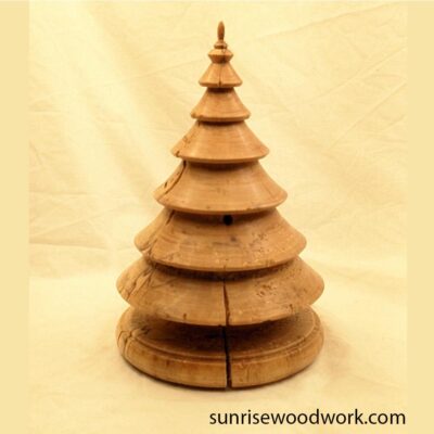 Wood Christmas Tree in Sugar Maple - Item 591 - Image 4