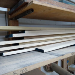 Rough lumber for the tops of the heater covers