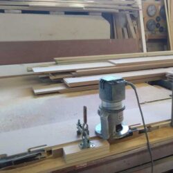 cutting lower vent slots in the Front