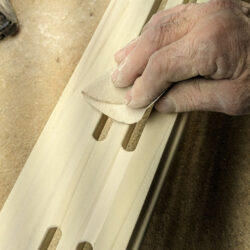 Beautiful detailing is hand done on the tops