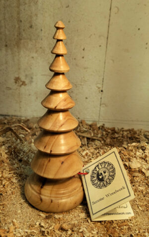 Wood Christmas Tree in Sugar Maple - Item 603