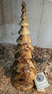 Christmas Tree in Spalted Sugar Maple - Item 604 - Image 3