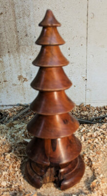 Wood Christmas Tree in Cherry - Item 606 - Image 3