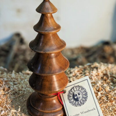 Wood Christmas Tree in Cherry - Item 609