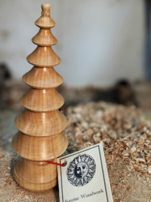 Wood Christmas Tree in Sugar Maple - Item 616