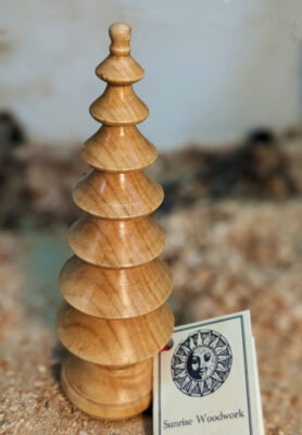 Wood Christmas Tree in Sugar Maple - Item 616 - Image 3