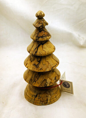 Wood Christmas Tree in Spalted Sugar Maple - Item 621