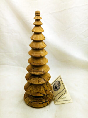 Wood Christmas Tree in Spalted Sugar Maple - Item 622