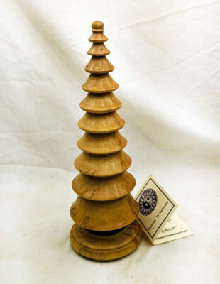 Wood Christmas Tree in Spalted Sugar Maple - Item 622 - Image 3