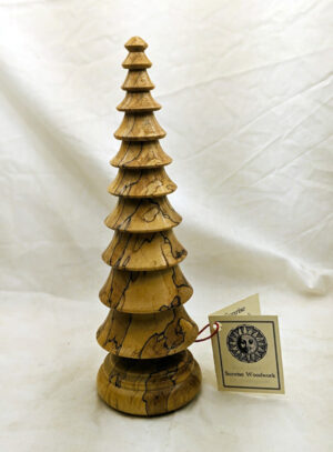 Wood Christmas Tree in Spalted Sugar Maple - Item 623