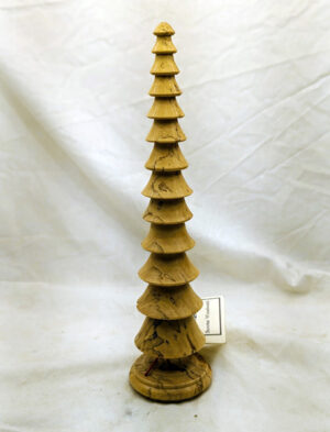 Wood Christmas Tree in Spalted Sugar Maple - Item 624 - Image 3